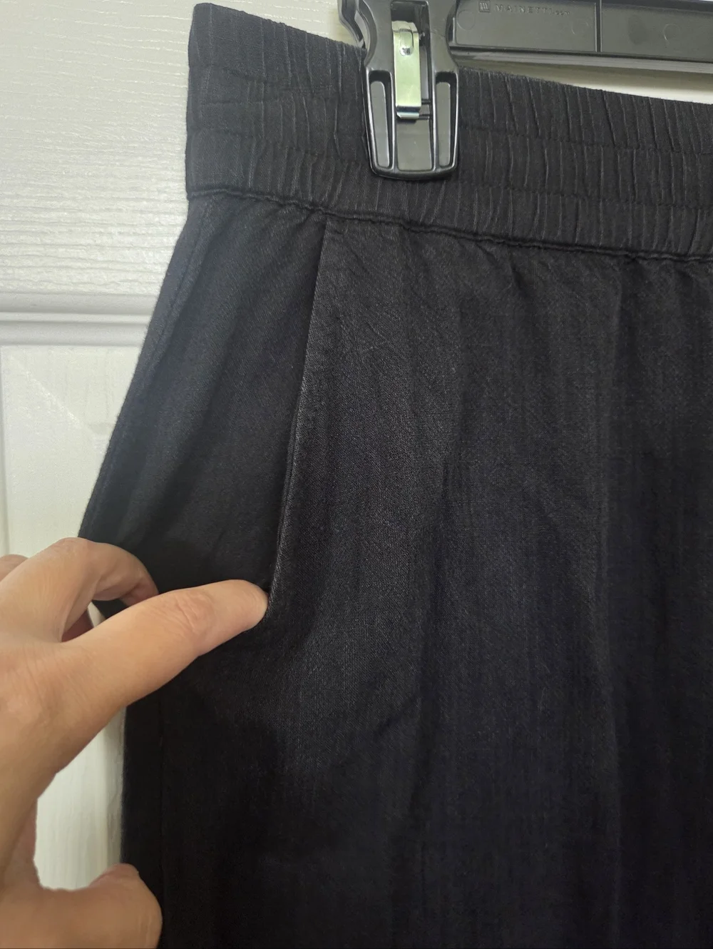 Marine Layer Black Elastic-Waist Pants Casual Everyday Loungwear Size Medium - Picture 9 of 14